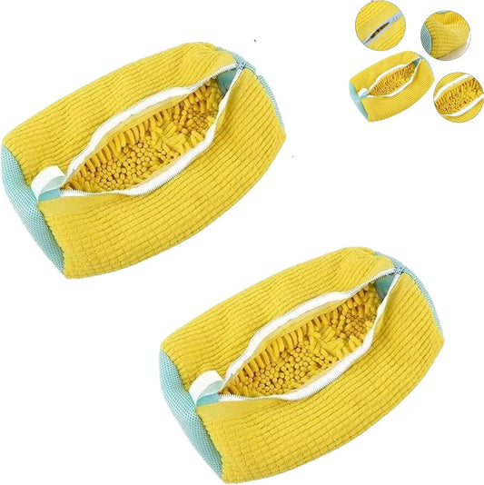 2 Packs Laundry Shoe Bag,Shoe Washing Machine Bag for Washer and Dryer,Shoe Bag for Washing Machine,Reusable Washer Shoe Bag for Sneaker Gym Shoes and All Shoe Types，Christmas Birthday Gift for Women.