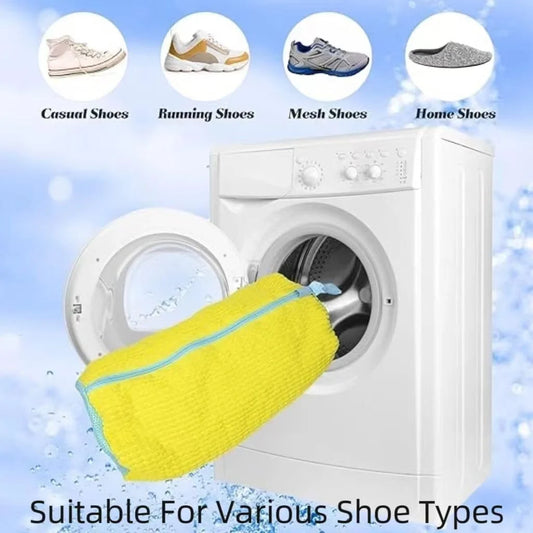2 Packs Laundry Shoe Bag,Shoe Washing Machine Bag for Washer and Dryer,Shoe Bag for Washing Machine,Reusable Washer Shoe Bag for Sneaker Gym Shoes and All Shoe Types，Christmas Birthday Gift for Women.